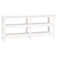 Werkbank 181x50x80 cm massief grenenhout wit 2