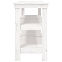 Werkbank 181x50x80 cm massief grenenhout wit 5