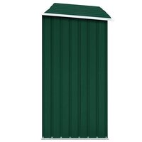 Haardhoutschuur 330x84x152 cm gegalvaniseerd staal groen 7