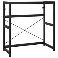 Wastafelframe 79x38x83 cm ijzer zwart 2