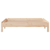 Bed stapelbaar 100x200 cm massief grenenhout 8