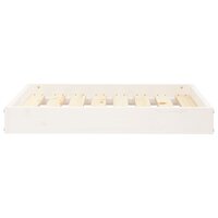Hondenmand 71,5x54x9 cm massief grenenhout wit 4