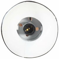 Wandlamp industrieel rond E27 zwart 8