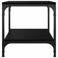 Bijzettafels 2 st 40x40x40 cm bewerkt hout zwart 7