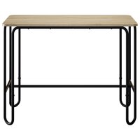Eettafel 100 x 50 x 75 cm Bewerkt hout Sonoma Eiken Rechthoekig 3