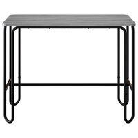 Eettafel 100 x 50 x 75 cm Bewerkt hout Grijs Sonoma Rechthoekig 3
