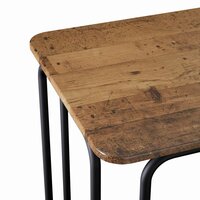 Eettafel 100 x 50 x 75 cm Bewerkt hout Oud hout Rechthoekig 6