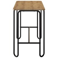 Eettafel 100 x 50 x 75 cm Bewerkt hout Artisanaal eiken 4