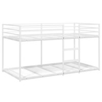 Stapelbed zonder matras 107x203 cm staal wit 4