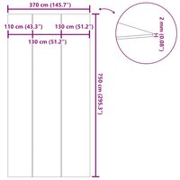 Zwembadgrondzeil 750x370 cm polyester geotextiel lichtgrijs 9