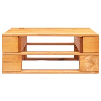Tuinhocker pallet honingbruin ge&amp;iuml;mpregneerd grenenhout 3