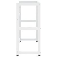 Wastafelframe 79x38x83 cm ijzer wit 5