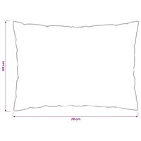 Hoofdkussen 60 x 70 cm Australisch Wol Wit 7