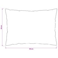 Hoofdkussen 2 st 30 x 50 cm Australisch Wol Wit 7