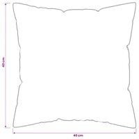 Hoofdkussen 2 st 40 x 40 cm Australisch Wol Wit 7
