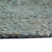 Placemats 4 st rond 38 cm jute olijfgroen 4