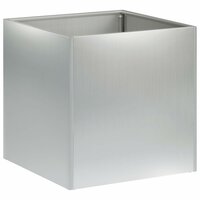 Plantenbak zilver 20 x 20 x 20 cm Gegalvaniseerd staal 2