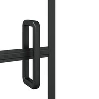 Douchewand 100x140 cm ESG zwart 4