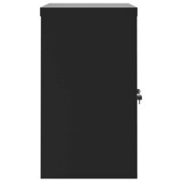 Archiefkast 90x40x70 cm staal zwart 5