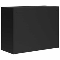 Archiefkast 90x40x70 cm staal zwart 6