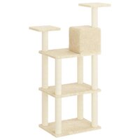 Kattenkrabpaal met sisal krabpalen 118,5 cm cr&amp;egrave;mekleurig 5