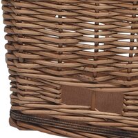 Fietsmand voor bagagedrager 55x31x36 cm natuurlijk wilgen 8