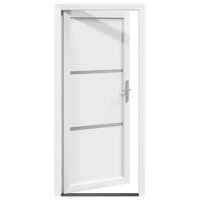 Voordeur Wit 88 x 200 cm PVC 6