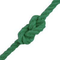 Katoen Touw 2 st 2 mm 100 m Groen 100% Katoen 3