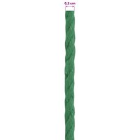 Katoen Touw 2 st 2 mm 100 m Groen 100% Katoen 5