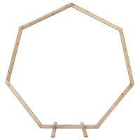 Trouwrand Licht Bruin 221 x 92 x 216 cm Massief Vurenhout 2