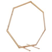 Trouwrand Licht Bruin 221 x 92 x 216 cm Massief Vurenhout 6
