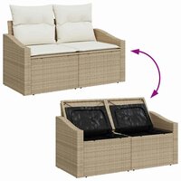 Bankstel 4 st poly rattan 9