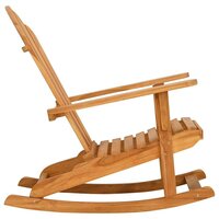 Schommelstoel Adirondack massief teakhout 5