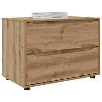 Opbergkast 80 x 48 x 57 cm Bewerkt hout Artisan Eiken 3