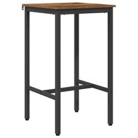 Bartafel 52 x 52 x 90 cm Bewerkt hout Oud hout Rechthoekig 2