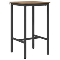 Bartafel 52 x 52 x 90 cm Bewerkt hout Artisanaal eiken 2