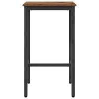 Bartafel 52 x 52 x 110 cm Bewerkt hout Oud hout Rechthoekig 3