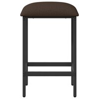 Barkruk Taupe 40 x 32 x 64 cm Bewerkt hout 3