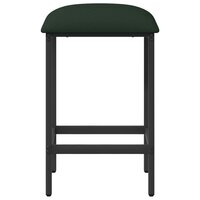 Barkruk Donkergroen 40 x 32 x 74 cm Bewerkt hout 3