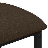 Barkruk Taupe 40 x 32 x 74 cm Bewerkt hout 4