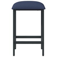 Barkruk Blauw 40 x 32 x 74 cm Bewerkt hout 3