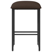 Barkruk Taupe 40 x 32 x 74 cm Bewerkt hout 3