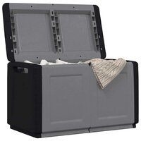 Tuinbox 230 L 96x53x57 cm donkergrijs en zwart 3
