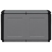 Tuinbox 230 L 96x53x57 cm donkergrijs en zwart 4