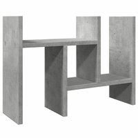 Bureau organiser 34,5x15,5x35,5 cm bewerkt hout betongrijs 2