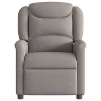 Massagestoel verstelbaar stof taupe 3