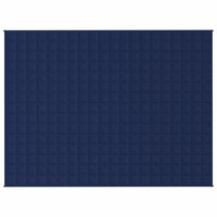 Verzwaringsdeken 152x203 cm 7 kg stof blauw 3