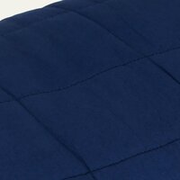 Verzwaringsdeken 152x203 cm 7 kg stof blauw 4