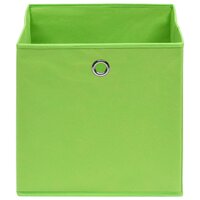 Opbergboxen 4 st 32x32x32 cm stof groen 3