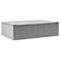 Opbergbox 70x40x18 cm stof grijs 2